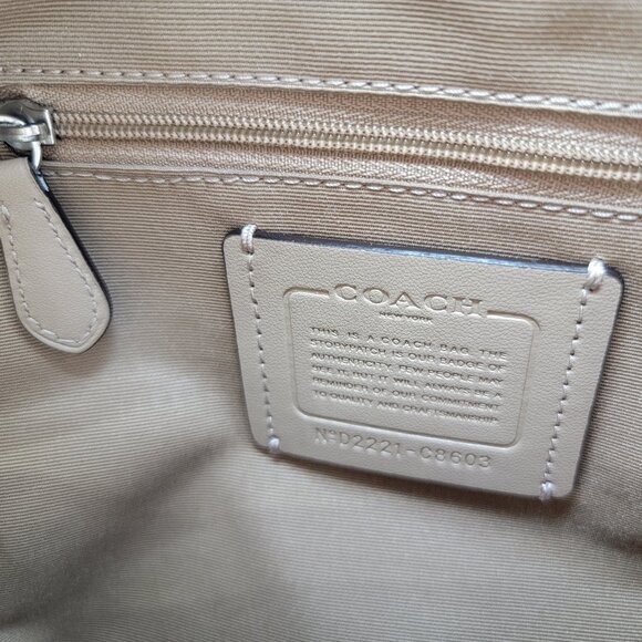 Coach Mini Court Backpack C8603 Pale Lime - Picture 8 of 9